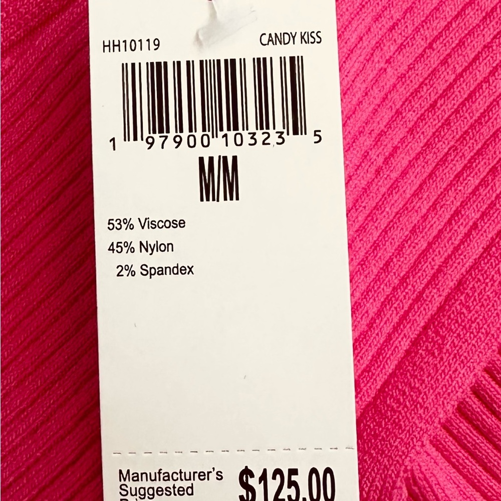 House Of Harlow Pink Halter Crop Top Size M NWT $125 - Picture 4 of 4